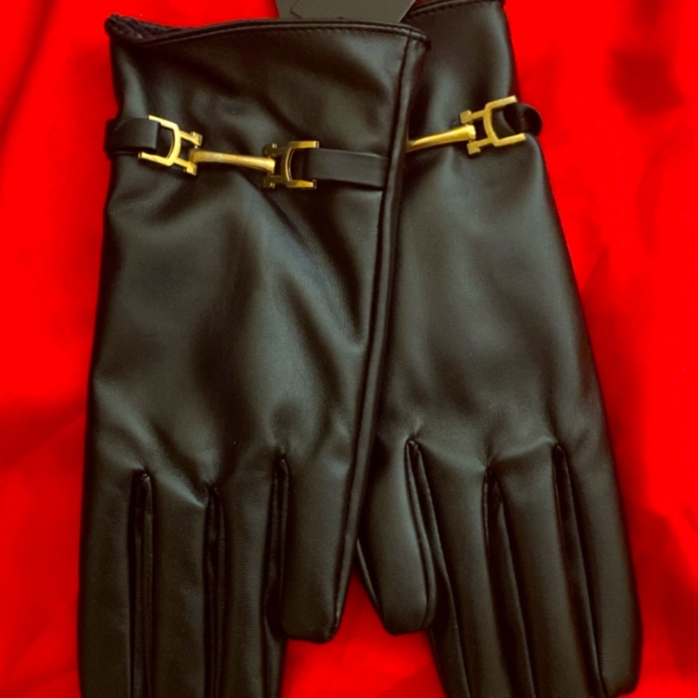 Leather touchscreen Gloves